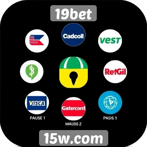 Métodos de pagamento disponíveis no 19bet